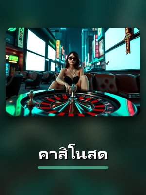 โต๊ะคาสิโนสดในห้องคาสิโนของ MK8
