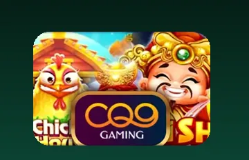 โลโก้ค่าย CQ9 Gaming ในล็อบบี้ของ MK8